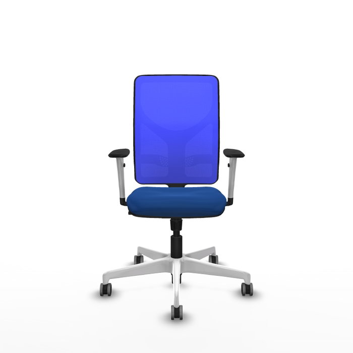 PIQUERAS Y CRESPO Silla de oficina Motilla con Mecanismo Sincro Azul
