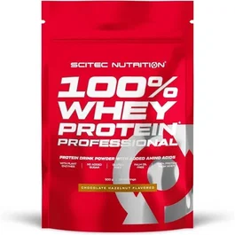 SCITEC NUTRITION 100% Whey Protein Prof. 500G Choco-Avellana - Proteína de Suero para Aumentar Masa Muscular