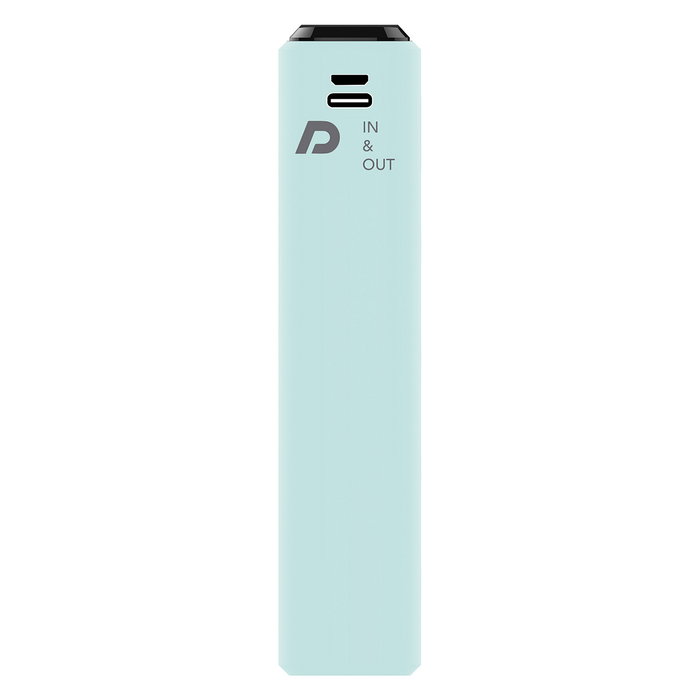 RealPower Powerbank PB-20000PD+ Nutopia 20000 mAh Azul, Carga Rápida, 3 Puertos (Micro-USB + USB Type-C + 2x USB A), 5-12 V