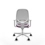 PIQUERAS Y CRESPO Silla de oficina Cilanco con mecanismo Sincro, Morado y Gris