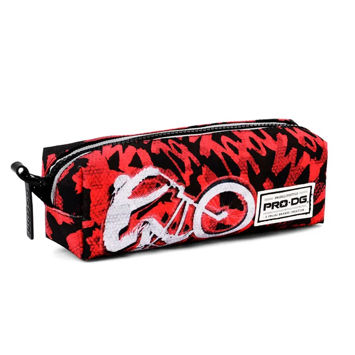 Pro-Dg Estuche Portatodo Cuadrado HS Backflip PRO-DG Rojo 21x7x5.5 cm Poliéster
