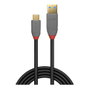 Lindy Cable USB 3.2 Type A a C Anthra Line 0,5m 10Gbps 5A PD