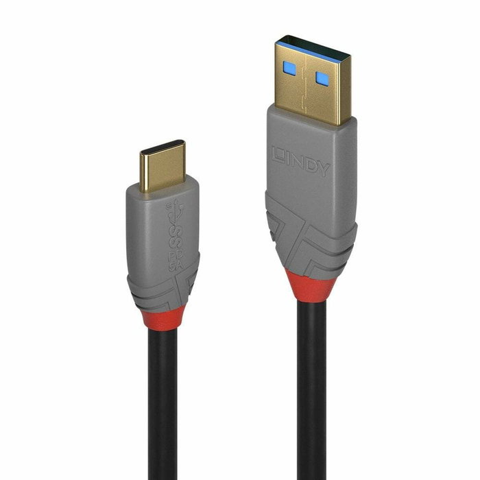 Lindy Cable USB 3.2 Type A a C Anthra Line 0,5m 10Gbps 5A PD Lindy Cable USB 3.2 Type A a C Anthra Line 0,5m 10Gbps 5A PD
