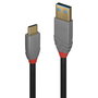 Lindy Cable USB 3.2 Tipo A a C 0.5m 10Gbps 5A PD Anthra Line