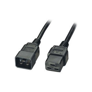Bachmann Netzkabel IEC320/C19-C20 16A/250V Negro 0,5m Bachmann Netzkabel IEC320/C19-C20 16A/250V Negro 0,5m