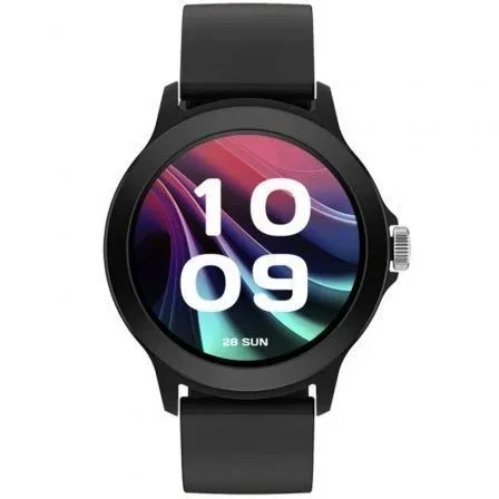 SPC Smartee Duo Vivo 2 9655N Smartwatch Negro con Llamadas Bluetooth, Frecuencia Cardíaca y AMOLED. Incluye Correa Extra
