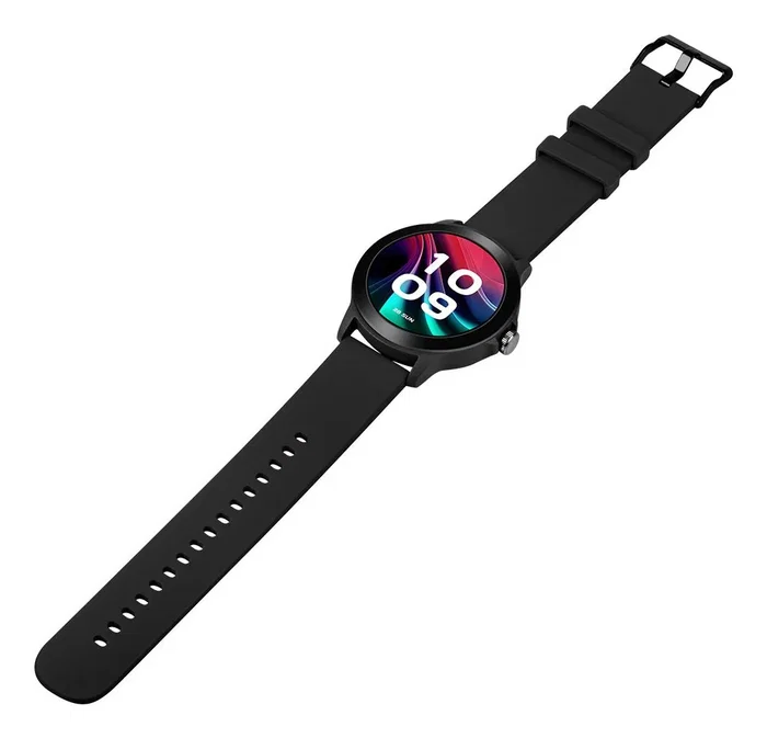 SPC Smartee Duo Vivo 2 9655n Smartwatch con Pantalla AMOLED 1.32", GPS, Monitor Frecuencia Cardíaca, 100 Modos Deporte, 8 Días Batería, IP68, Incluye 2 Correas - Negro