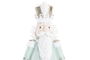 DKD Home Decor Figura Navidad Cascanueces Fantasia Verde Menta Blanco Resina 8x16x8 cm