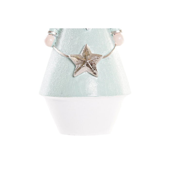 DKD Home Decor Figura Cascanueces Verde Menta y Blanco 8x8x16 cm DKD Home Decor Figura Cascanueces Verde Menta y Blanco 8x8x16 cm