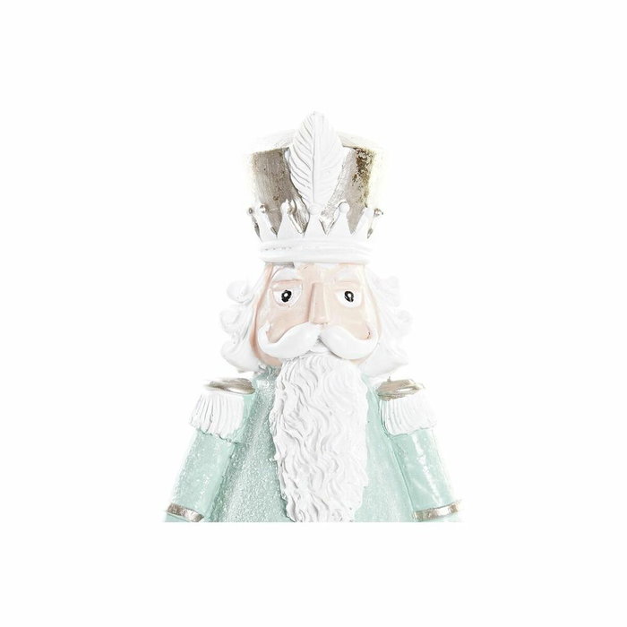 DKD Home Decor Figura Cascanueces Verde Menta y Blanco 8x8x16 cm DKD Home Decor Figura Cascanueces Verde Menta y Blanco 8x8x16 cm