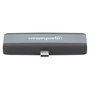 MANHATTAN Docking station móvil USB-C 4 en 1 con HDMI 4K y PD 100W Gris