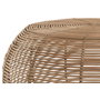 DKD Home Decor Set de 2 Mesas de Centro de Ratán Natural 60x60x30