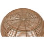 DKD Home Decor Set de 2 Mesas de Centro de Ratán Natural 60x60x30