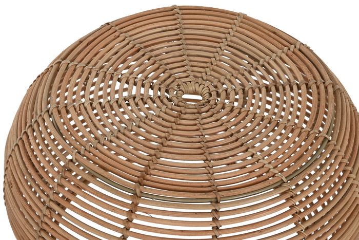 DKD Home Decor Mesa Centro Bali Ratan Natural Set 2 Piezas 60 x 30 x 60 cm Hecho a Mano Reciclable