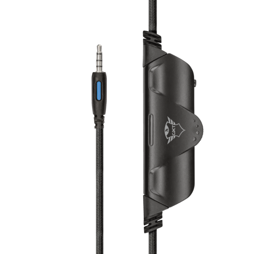 Trust Auriculares Gaming GXT 488 Forze para PS4 con Micrófono, Conector 3,5mm, Negro/Azul, 23532