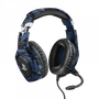 Trust Auriculares Gaming GXT 488 Forze para PS4 con Micrófono, Conector 3,5mm, Negro/Azul, 23532