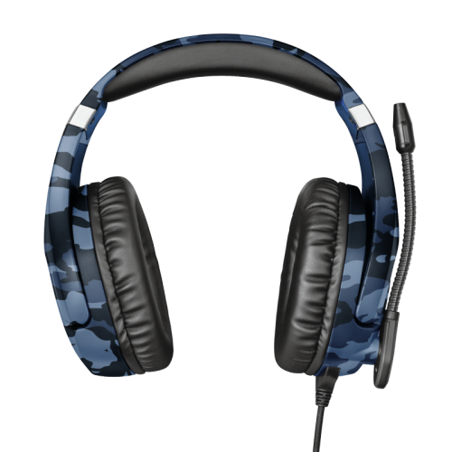 Trust Auriculares Gaming GXT 488 Forze para PS4 con Micrófono, Conector 3,5mm, Negro/Azul, 23532
