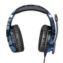 Trust Auriculares Gaming GXT 488 Forze para PS4 con Micrófono, Conector 3,5mm, Negro/Azul, 23532