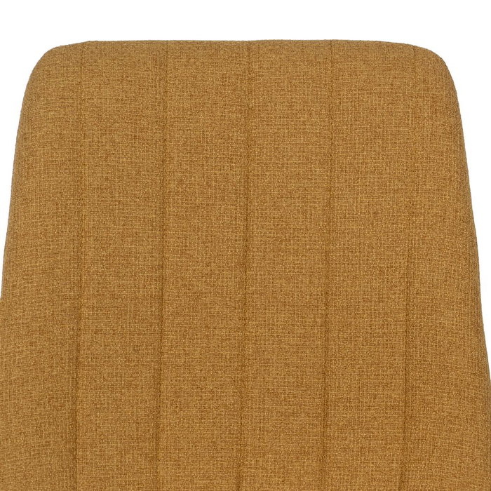 Silla Mostaza Tejido-Metal Salón 44 X 51 X 88 cm (Set de 4)