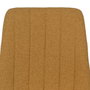 Silla Mostaza Tejido-Metal Salón 44 X 51 X 88 cm (Set de 4)