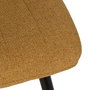 Silla Mostaza Tejido-Metal Salón 44 X 51 X 88 cm (Set de 4)