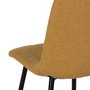 Silla Mostaza Tejido-Metal Salón 44 X 51 X 88 cm (Set de 4)
