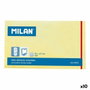 MILAN Notas Adhesivas Removibles 127x76 mm (Set de 10) - Amarillo Claro