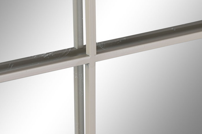 DKD Home Decor Espejo Ventana Beige Hierro y Cristal 90x120 cm