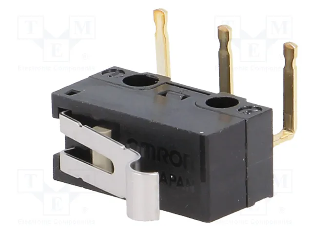 Aratas (Formerly Omron Components) Microconmutador SNAP ACTION D2F-01L3-A SPDT Aratas (Formerly Omron Components) Microconmutador SNAP ACTION D2F-01L3-A SPDT