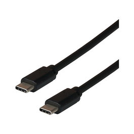 EFB Elektronik Cable USB C a USB C EBUSBC-USB20CK.1, 1 m, Negro