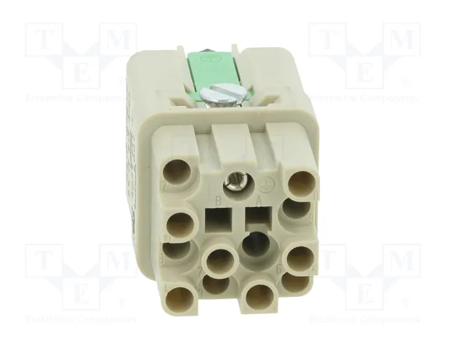 HARTING Han Q Plantilla de contacto hembra 10A 400V HARTING Han Q Plantilla de contacto hembra 10A 400V