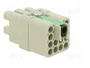 HARTING Han Q Plantilla de contacto hembra 10A 400V