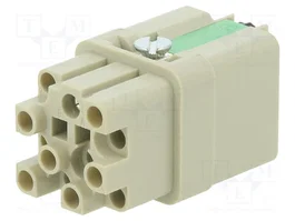 HARTING Han Q Plantilla de contacto hembra 10A 400V