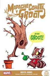 Panini España S.A. Marvel Young Adults Mapache Cohete y Groot 01 Brotes Verdes