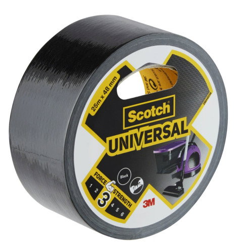 Scotch Cinta Americana Universal Negra 48 mm x 25 m