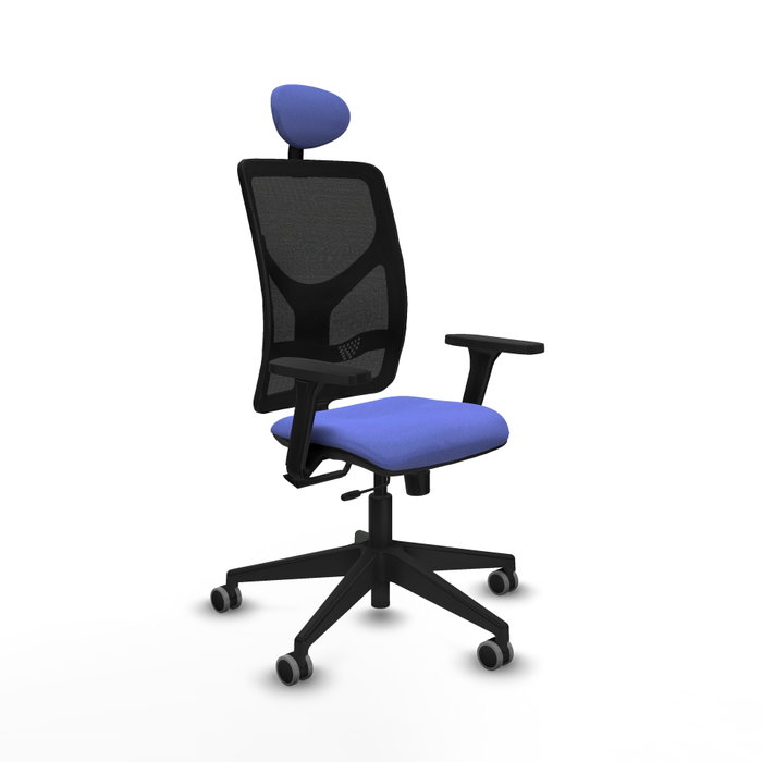 PIQUERAS Y CRESPO Silla de oficina Motilla con mecanismo Sincro/Traslack Azul claro PIQUERAS Y CRESPO Silla de oficina Motilla con mecanismo Sincro/Traslack Azul claro
