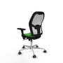 PIQUERAS Y CRESPO Silla de oficina Jorquera Verde y Blanco