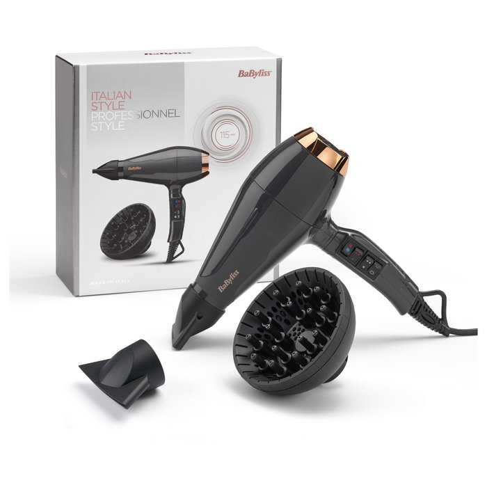 BaByliss Air Pro 2200 Secador de Pelo Negro