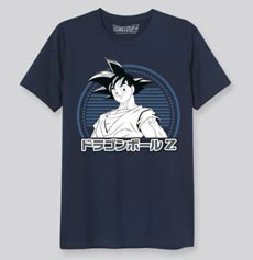 Son Goku Adulto Talla M Camiseta Azul Chico Dragon Ball