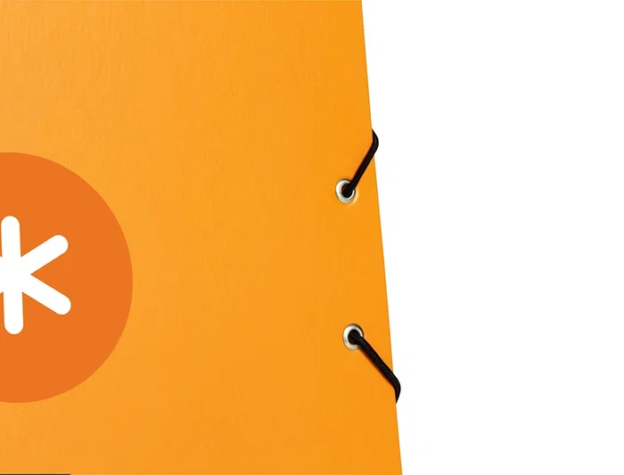 Antartik Carpeta con Gomas Tres Solapas Cartón Forrado A4 Color Mostaza 215x315 mm