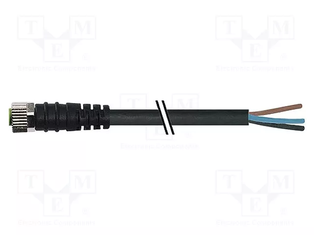 MURRELEKTRONIK Cable para sensores M8 hembra recto 4 pines 3m MURRELEKTRONIK Cable para sensores M8 hembra recto 4 pines 3m