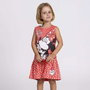 Cerdá - Vestido de niña Minnie Mouse, tejido jersey, color Rojo Claro, talla 4 años (para 36 meses)