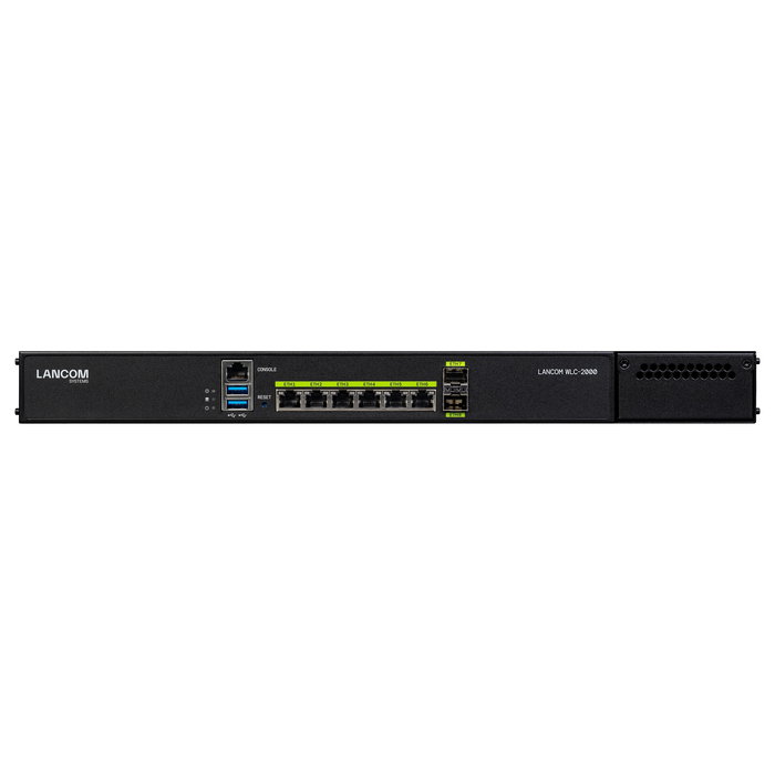 LANCOM WLC-2000 WLAN-Controller Montaje en Rack 19U 6 Puertos Ethernet 2 Puertos SFP+ Negro LANCOM WLC-2000 WLAN-Controller Montaje en Rack 19U 6 Puertos Ethernet 2 Puertos SFP+ Negro