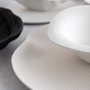 Bidasoa Bandeja Redonda Porcelana Fosil Blanco