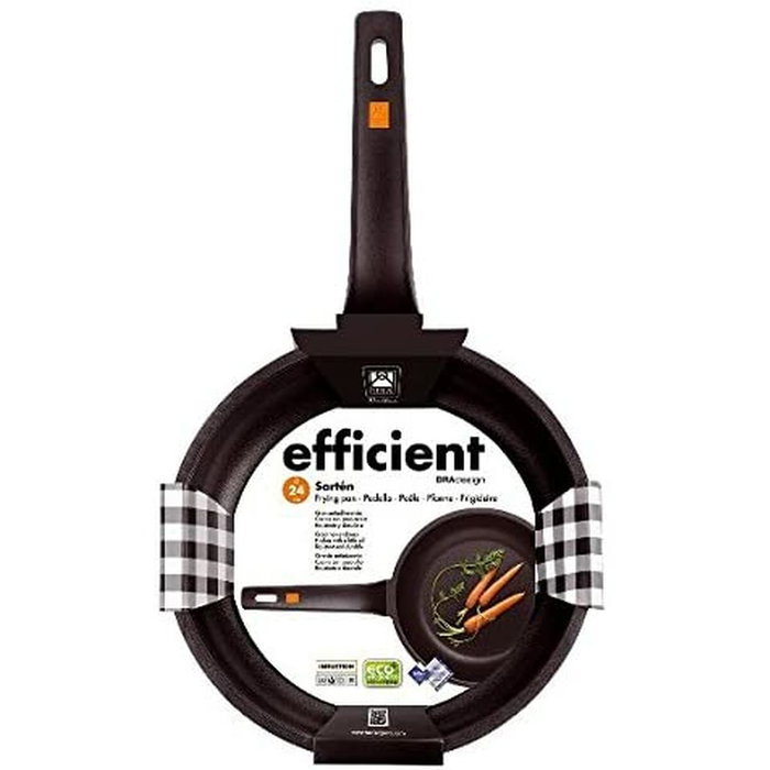 Bra Sartén Efficient A271224 de 24cm de Aluminio Fundido Apta para Inducción