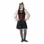 Disfraz Steampunk para Niña 10-12 Años - Vestido Victoriano Marrón con Mangas y Faja