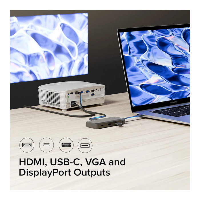 ALOGIC Fusion Pro NEXUS Dock de Video Universal USB-C Gris