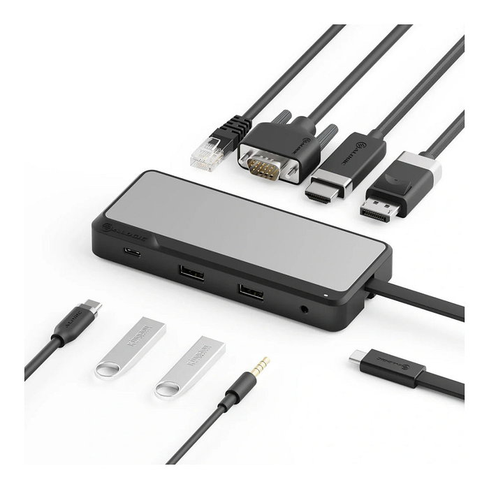 ALOGIC Fusion Pro NEXUS Dock de Video Universal USB-C Gris