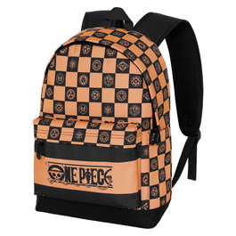 One Piece Mochila HS PLUS Camel de Alta Resistencia Repelente a Líquidos con Compartimento Acolchado y Bolsillo de Seguridad