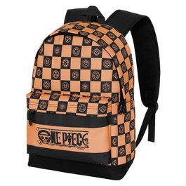 One Piece Mochila HS PLUS Camel de Alta Resistencia Repelente a Líquidos con Compartimento Acolchado y Bolsillo de Seguridad